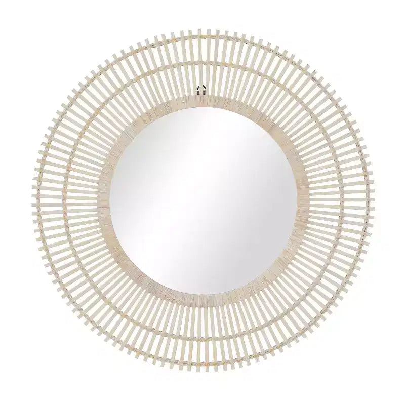 Miroir mural rond Bambou Starburst 37"