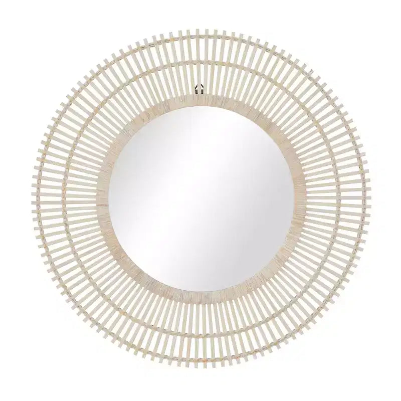 Miroir mural rond Bambou Starburst 37"