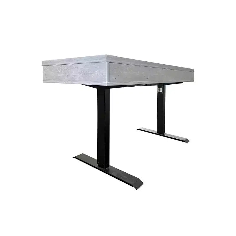 Bureau de travail assis/debout électronique en bois laminé moderne