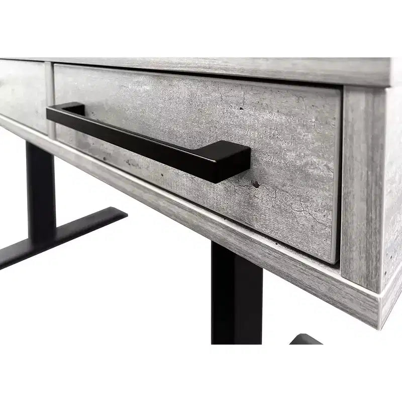 Bureau de travail assis/debout électronique en bois laminé moderne