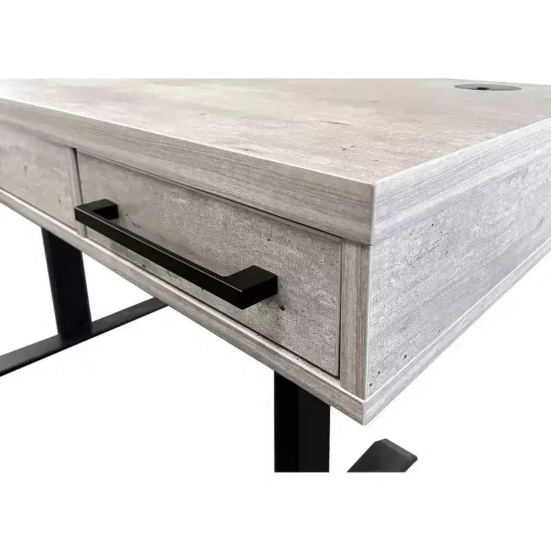 Bureau de travail assis/debout électronique en bois laminé moderne