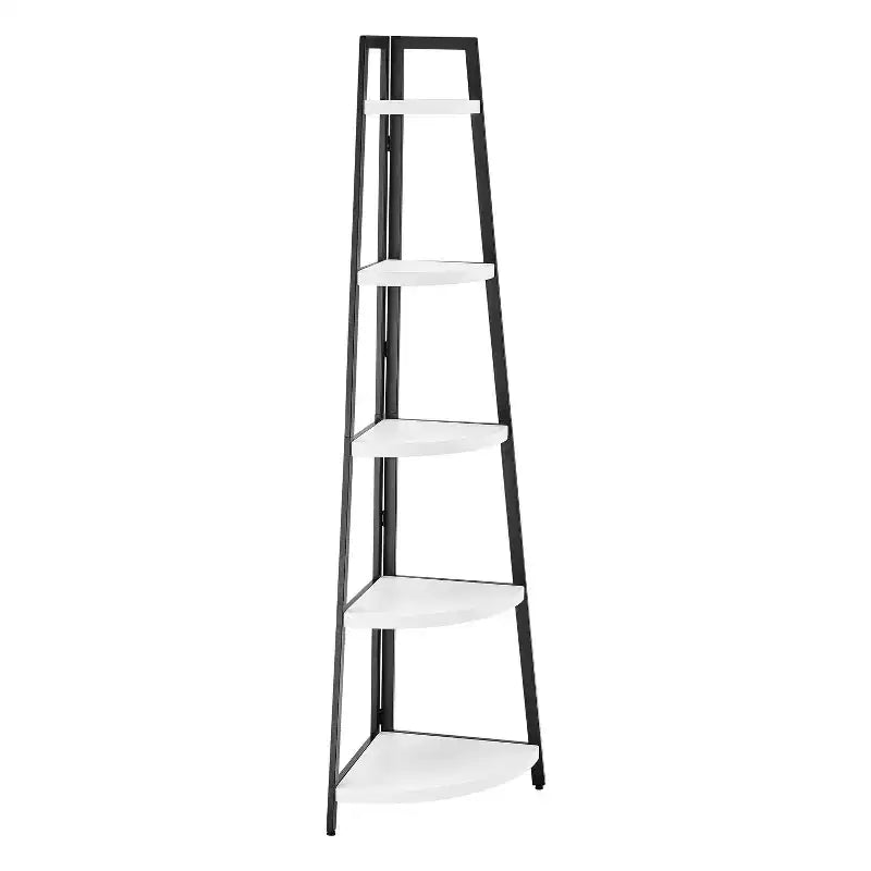 Étagère d'angle pyramidale à 5 niveaux autoportante 70