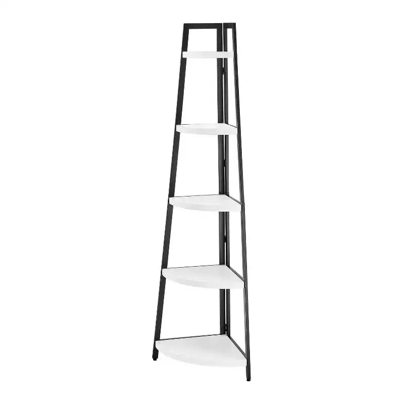 Étagère d'angle pyramidale à 5 niveaux autoportante 70