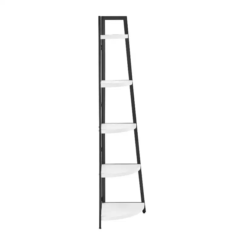 Étagère d'angle pyramidale à 5 niveaux autoportante 70