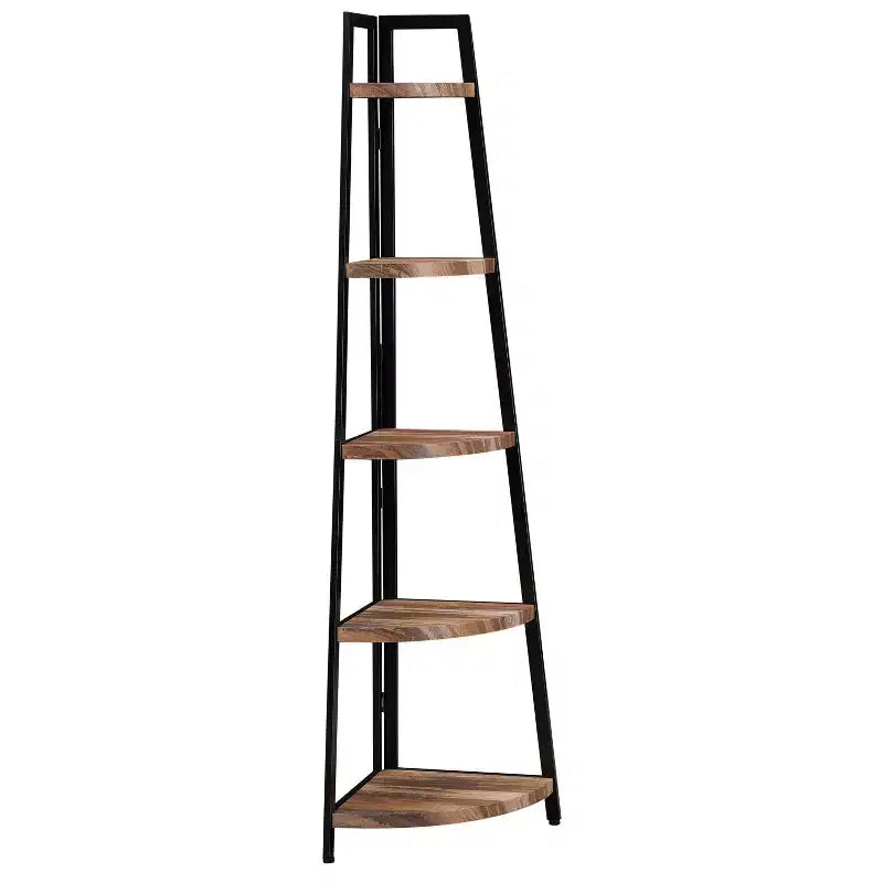 Étagère d'angle pyramidale à 5 niveaux autoportante 70
