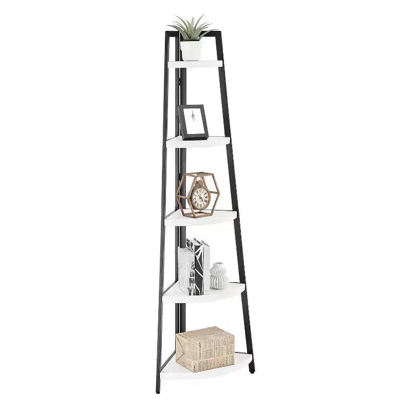 Étagère d'angle pyramidale à 5 niveaux autoportante 70
