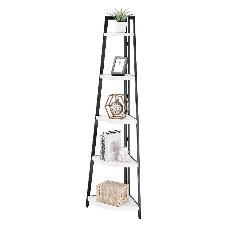 Étagère d'angle pyramidale à 5 niveaux autoportante 70