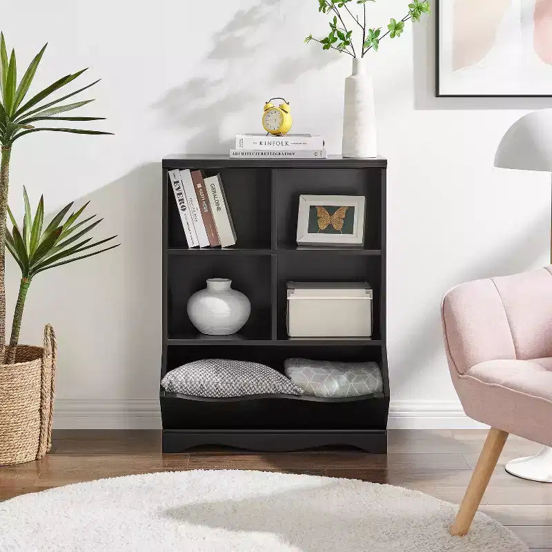 Meuble de rangement ouvert à 5 compartiments