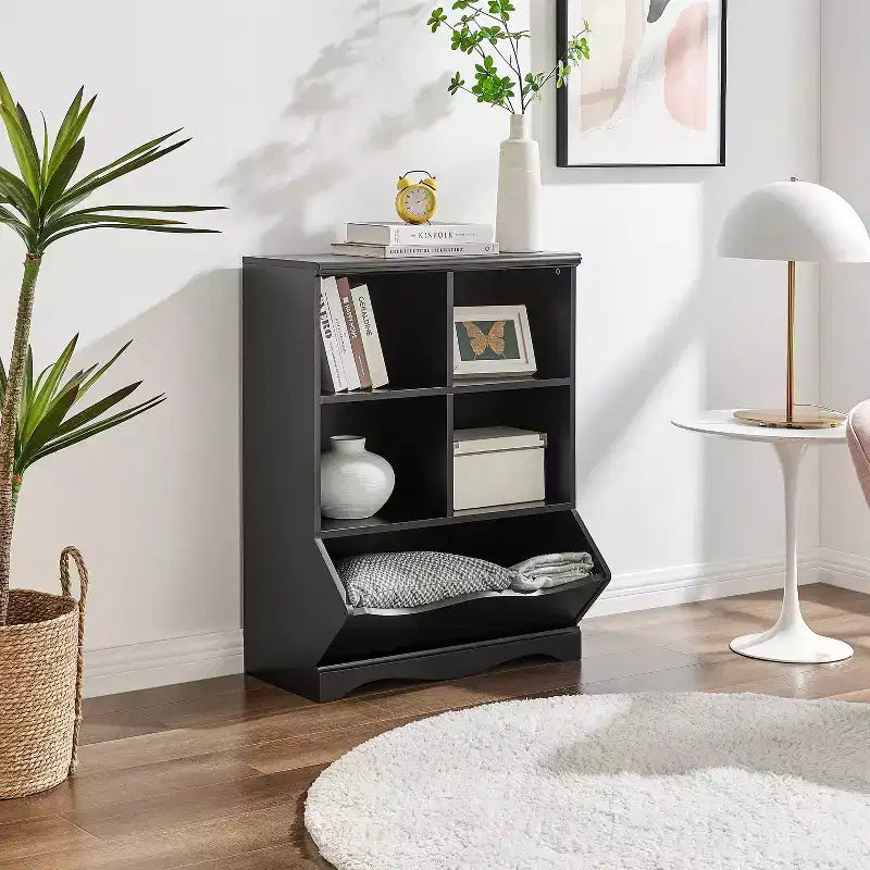 Meuble de rangement ouvert à 5 compartiments