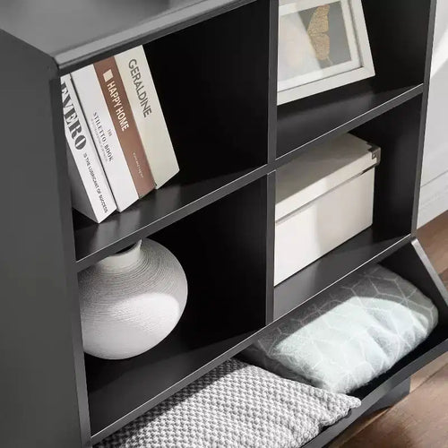 Meuble de rangement ouvert à 5 compartiments