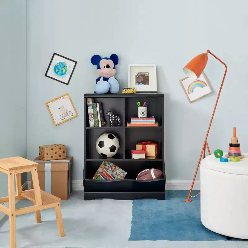Meuble de rangement ouvert à 5 compartiments
