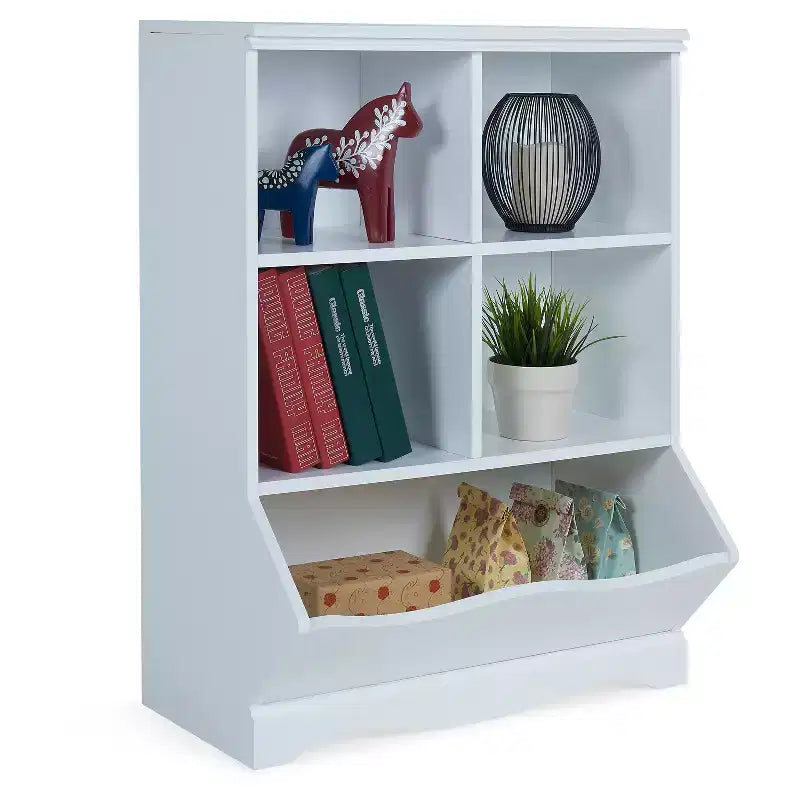 Meuble de rangement ouvert à 5 compartiments