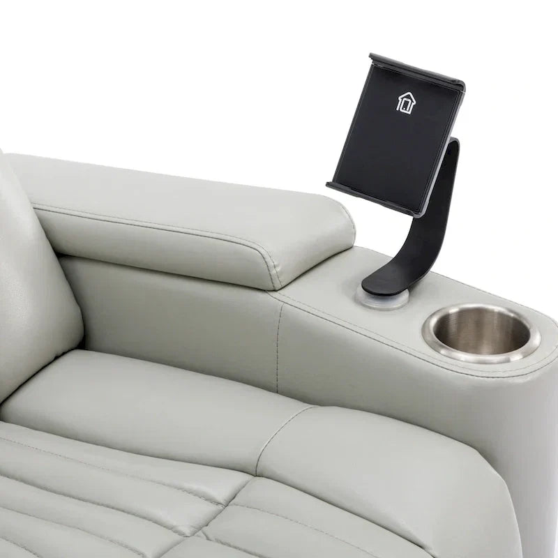 Fauteuil inclinable motorisé de cinéma maison multifonctionnel pivotant à 270°