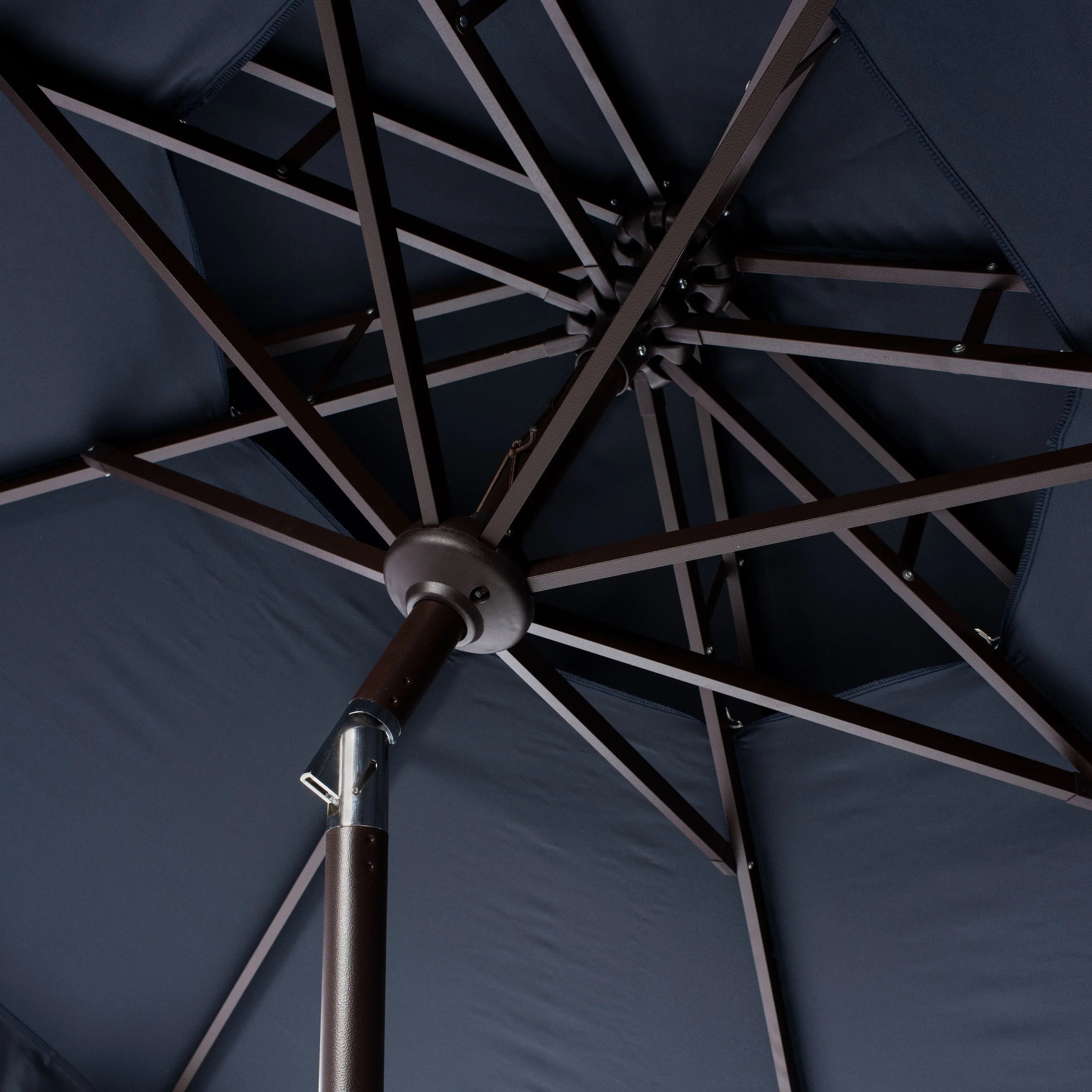 Parasol double-toit d'extérieur Kjerstin Valance 2,74 m